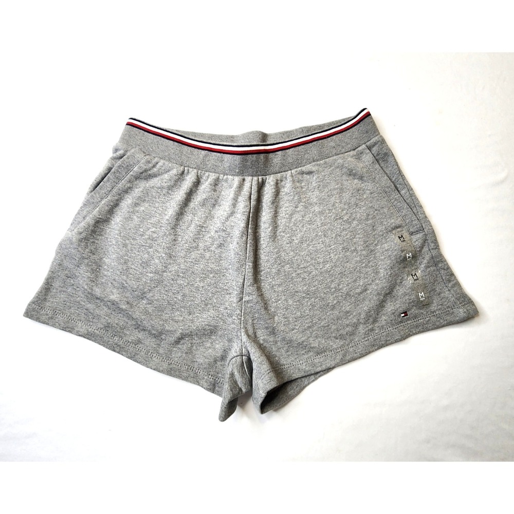 Tommy Hilfiger Women's Sweat Shorts Knit Elastic Waist Size Medium